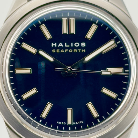 Halios Seaforth III — Abyss Blue, Fixed Bezel