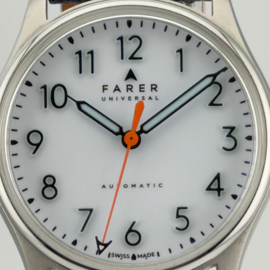 Farer Resolute 36mm — White Dial