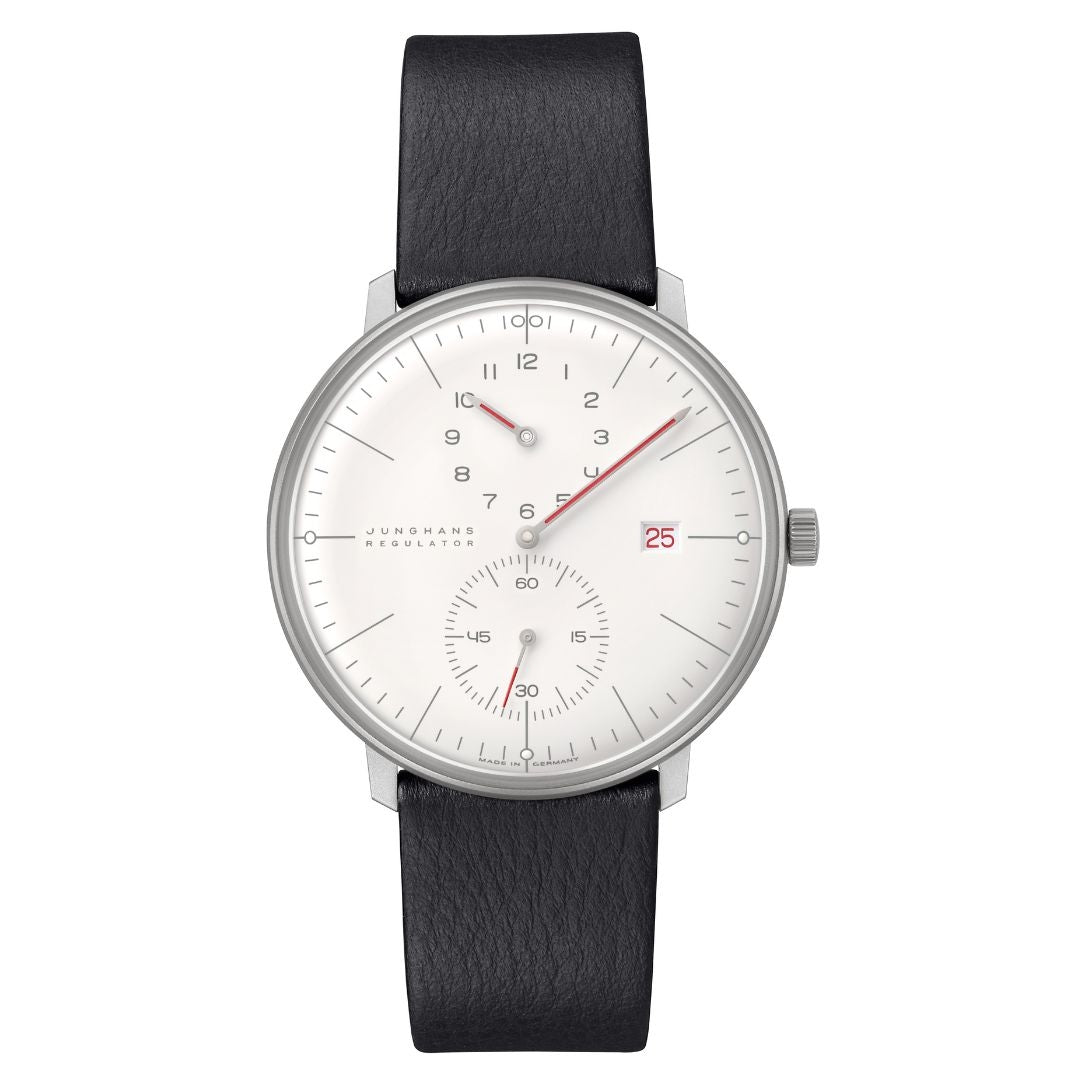 JUNGHANS Max Bill Regulator Bauhaus 027/4493.02 40mm White Dial Automatic Men's Watch