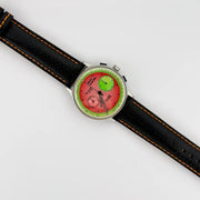 20mm Orange & Black Racing Watch Strap - CalderoneWatchCo