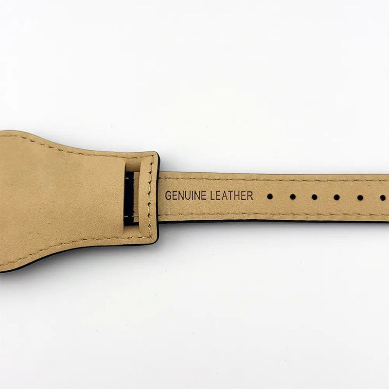 20mm White & Black Bund Watch Strap - CalderoneWatchCo