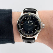 20mm White & Black Racing Watch Strap - CalderoneWatchCo