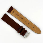 22mm Extra Long Brown Leather Watch Strap - CalderoneWatchCo