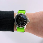 22mm Neon Green Nylon NATO Watch Strap - CalderoneWatchCo