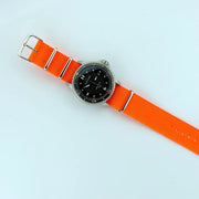 22mm Neon Orange Nylon NATO Watch Strap - CalderoneWatchCo
