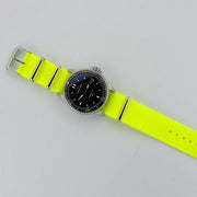 22mm Neon Yellow Nylon NATO Watch Strap - CalderoneWatchCo