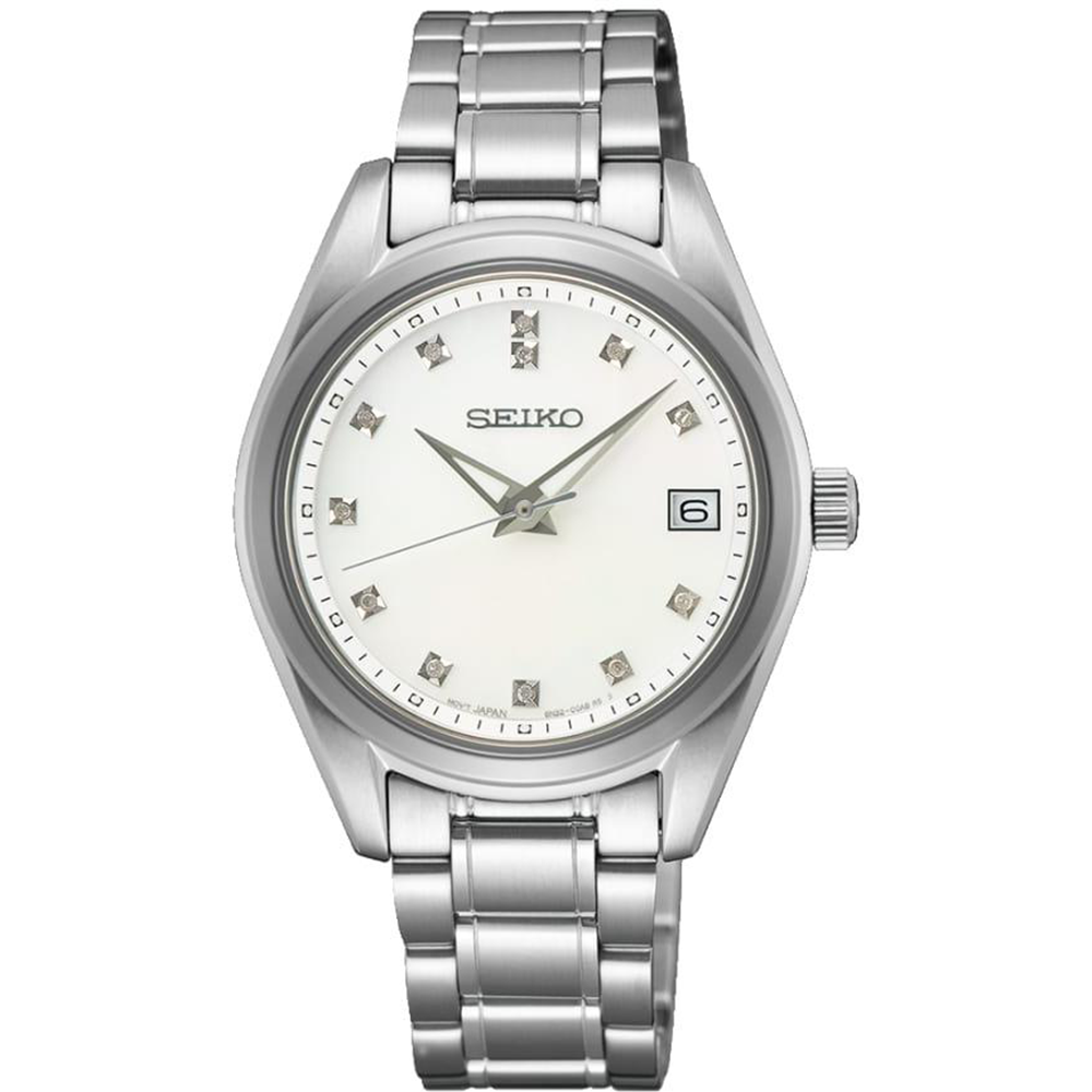 SEIKO Diamonds SUR579P1 32mm Mother of Pearl Dial Quartz Ladies Watch