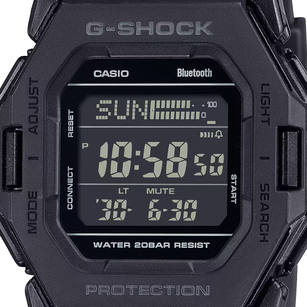 Casio G-SHOCK 41.5mm Black Resin Fixed Bezel GD-B500-1ER