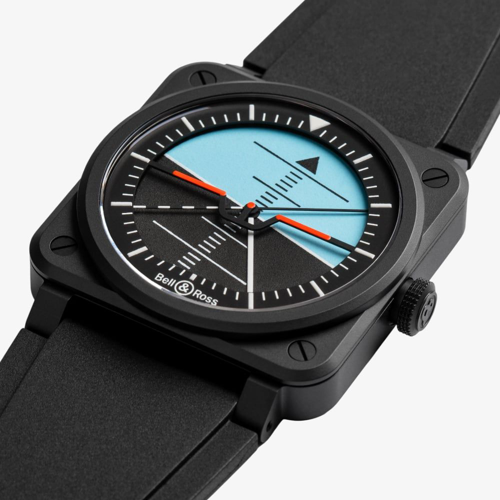 Bell & Ross BR 03 Horizon 41mm Black Ceramic Bezel BR03A-HRZ-CE_SRB
