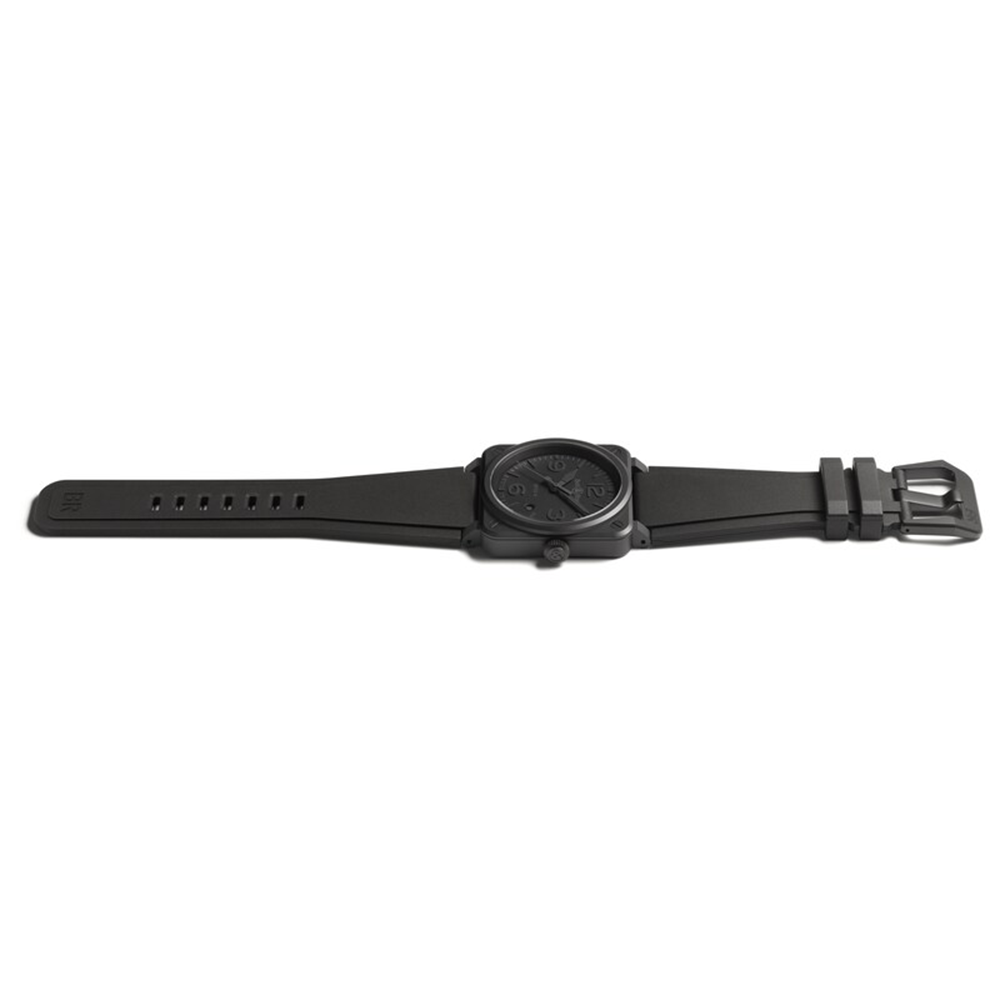 Bell & Ross BR 03 Phantom 41mm Black Ceramic Bezel BR03A-PH-CE_SRB