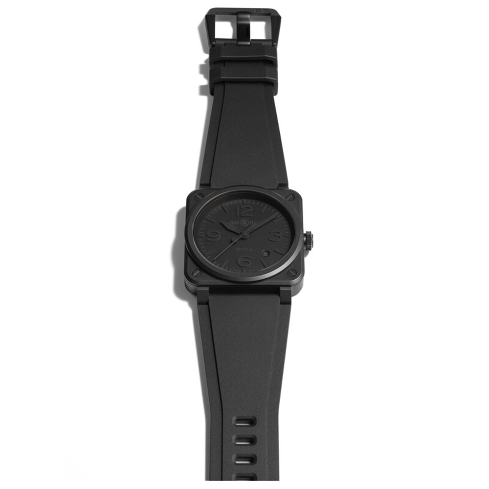 Bell & Ross BR 03 Phantom 41mm Black Ceramic Bezel BR03A-PH-CE_SRB
