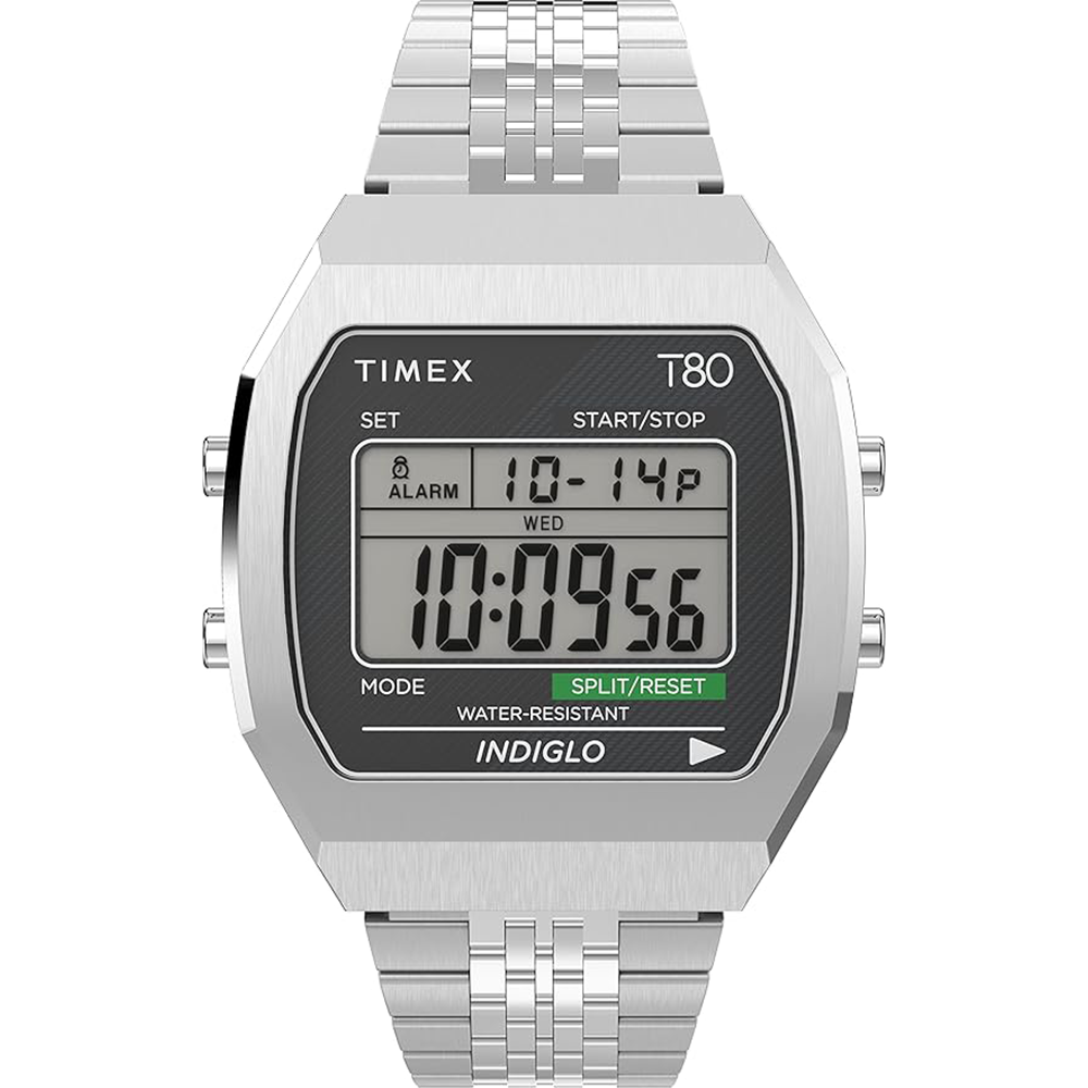 Timex T80 Steel 36mm Stainless Steel Bracelet Watch TW2V74200