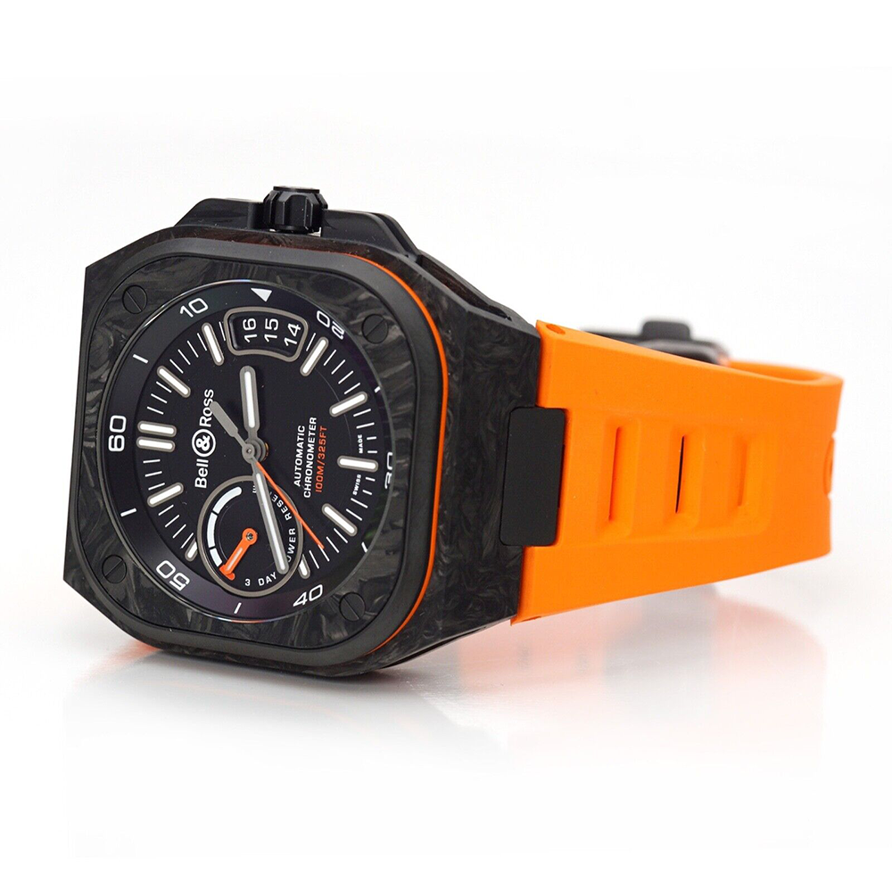 Bell & Ross BR-X5 Carbon Orange 41mm Carbon and Titanium Bezel BRX5R-BO-TC_SRB