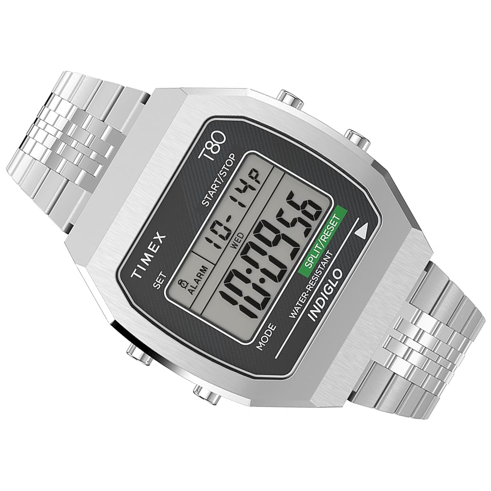 Timex T80 Steel 36mm Stainless Steel Bracelet Watch TW2V74200