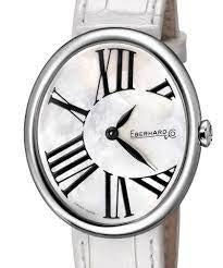 Eberhard & Co. Gilda Quartz Elliptical 32.10 x 38mm Polished Steel Bezel 61008.02 CP