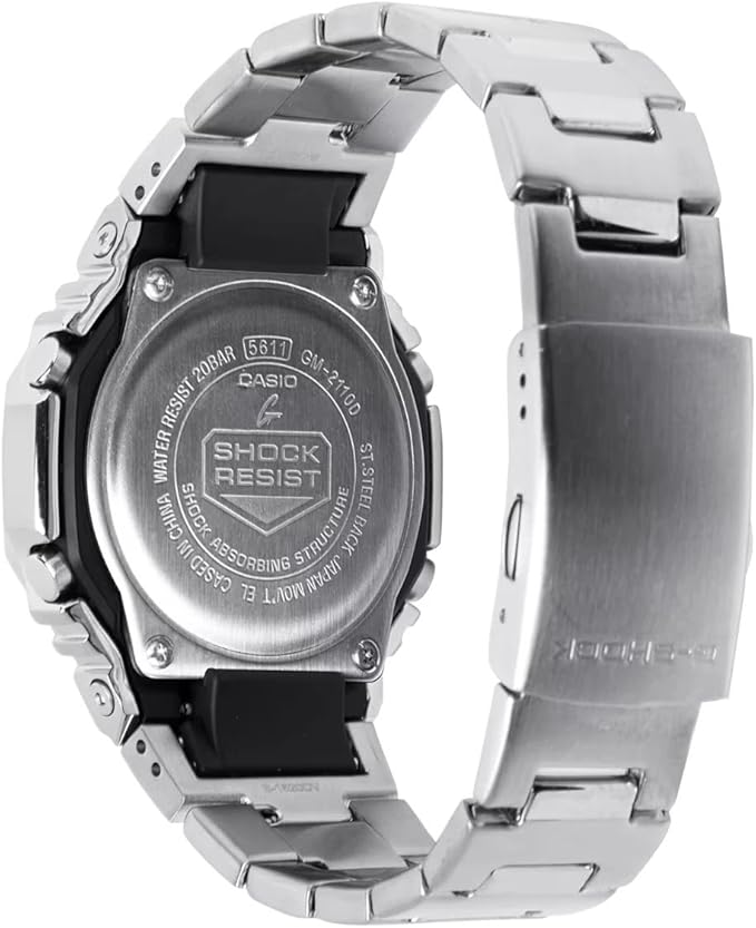 Casio G-SHOCK 2100 Metal Covered Series 44.4mm Stainless Steel Octagonal Fixed Bezel GM-2110D-2AER
