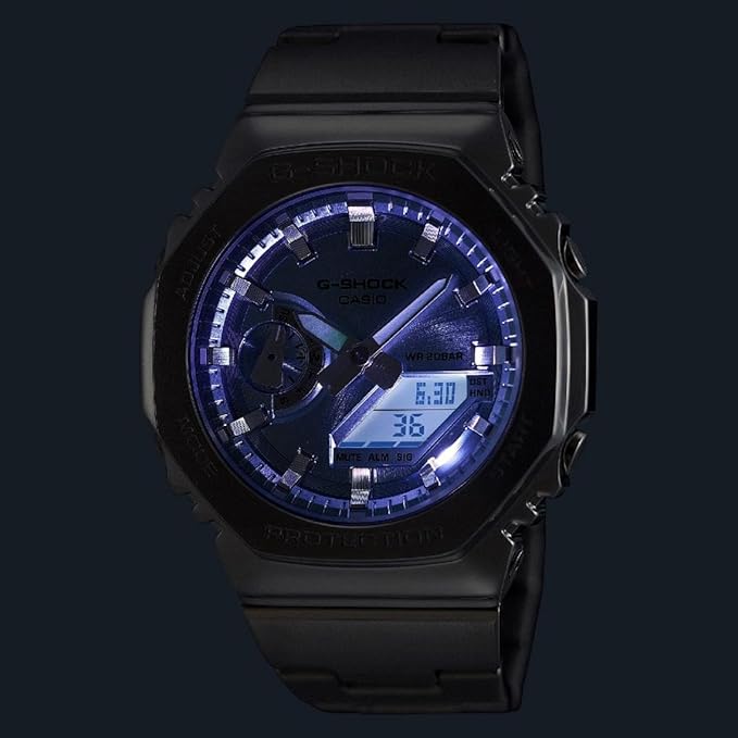 Casio G-SHOCK 2100 Metal Covered Series 44.4mm Stainless Steel Octagonal Fixed Bezel GM-2110D-2AER