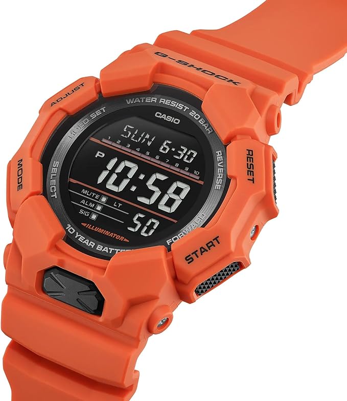 Casio G-SHOCK Classic Style 51.9mm Orange Bio-based Carbon & Resin Fixed Bezel GD-010-4ER