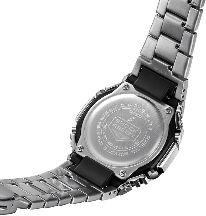 Casio G-SHOCK 2100 Metal Covered Series 44.4mm Stainless Steel Octagonal Fixed Bezel GM-2110D-2AER