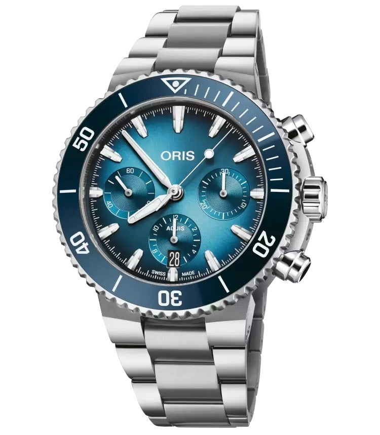 ORIS Aquis Date 771779341550782301PE 43.5mm Green Dial Swiss Automatic Men's Watch