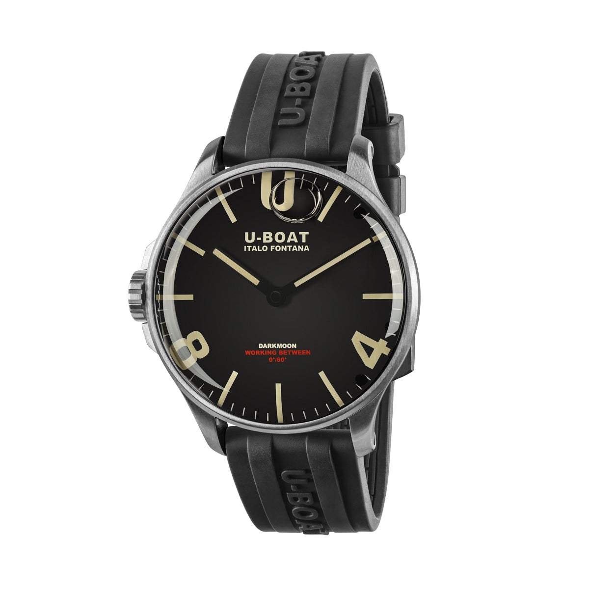 U-BOAT Darkmoon Black SS 8463/C 44mm Oil-Immersed Quartz Men's Watch