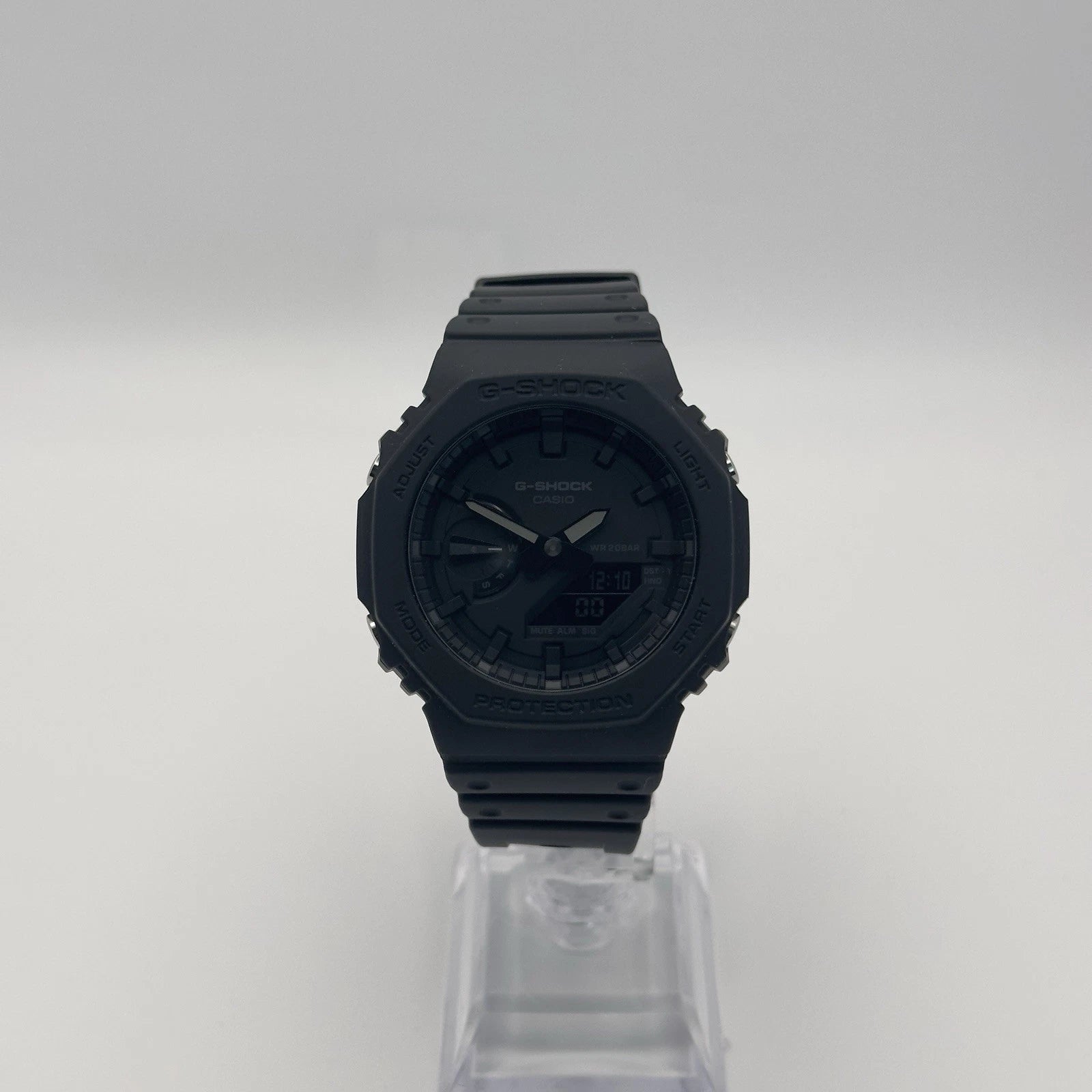 Black watch on a white background