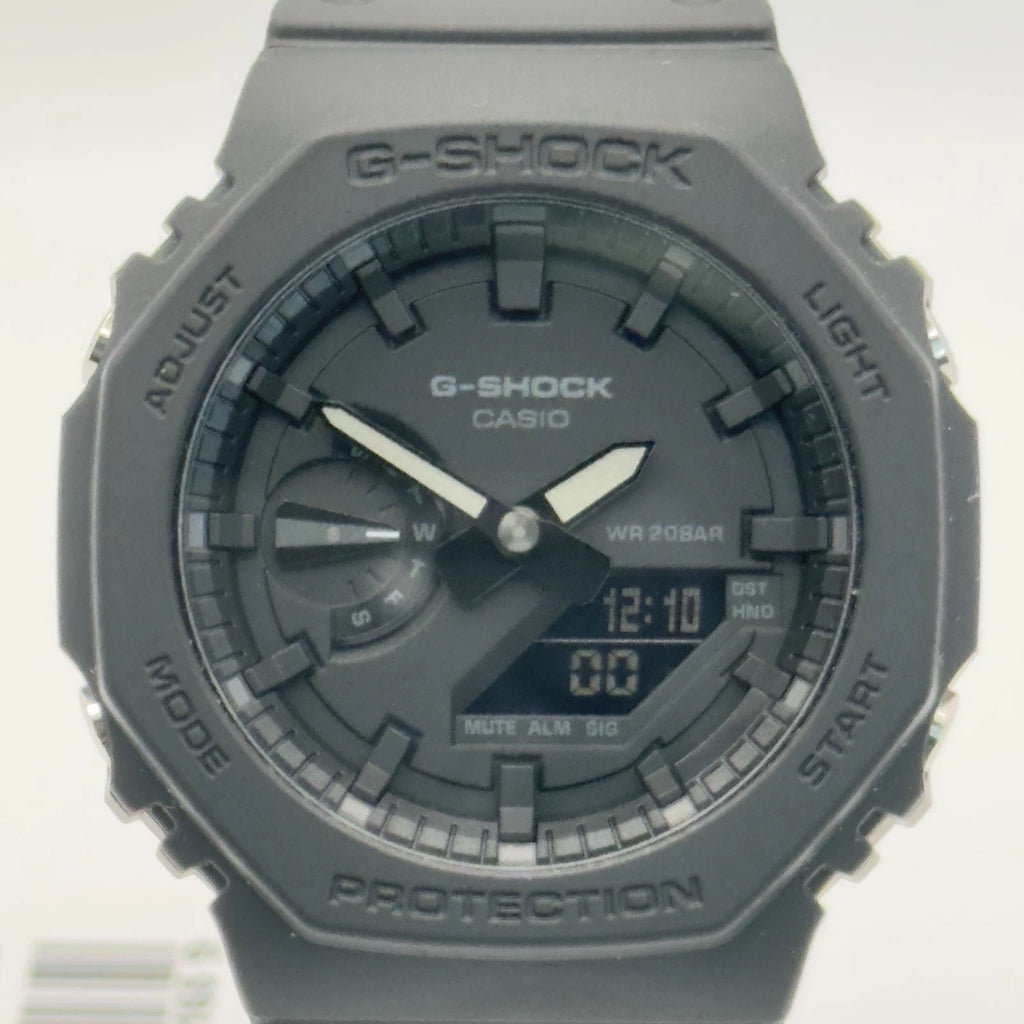 Gray G-Shock Casio watch on a white background