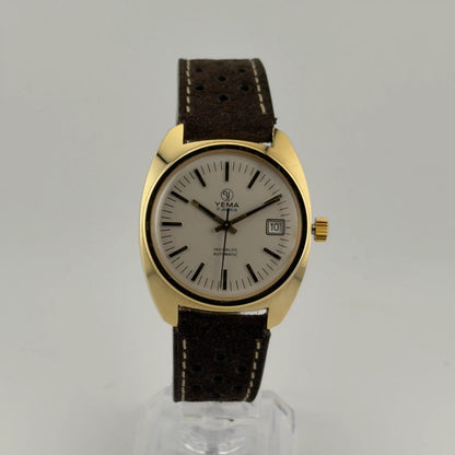 YEMA Automatic 17 Jewels Gold Plated — NOS 1960s/70s
