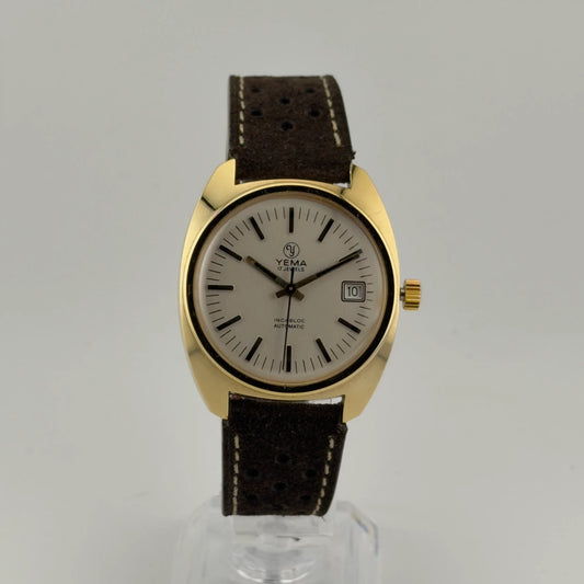 YEMA Automatic 17 Jewels Gold Plated — NOS 1960s/70s