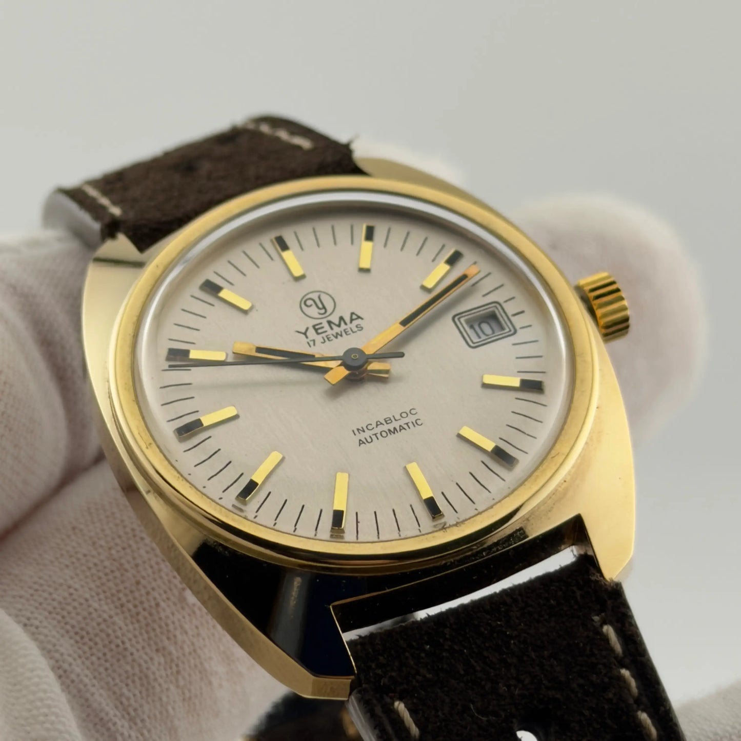 YEMA Automatic 17 Jewels Gold Plated — NOS 1960s/70s
