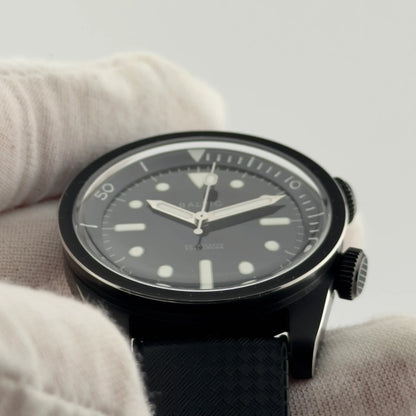 Baltic Aquascaphe Dual-Crown PVD Black