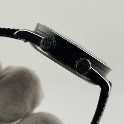 Baltic Aquascaphe Dual-Crown PVD Black