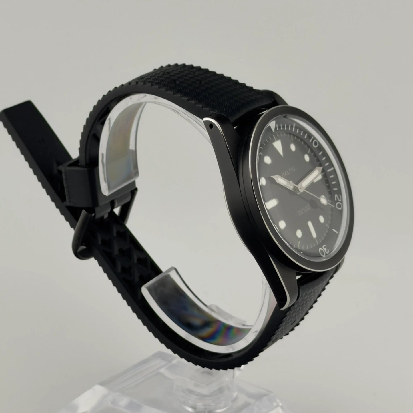 Baltic Aquascaphe Dual-Crown PVD Black