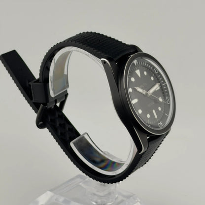 Baltic Aquascaphe Dual-Crown PVD Black