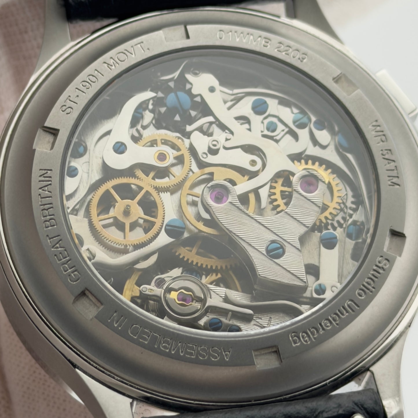 Studio Underd0g Watermel0n Bicompax — 38.5mm Chronograph