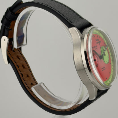 Studio Underd0g Watermel0n Bicompax — 38.5mm Chronograph