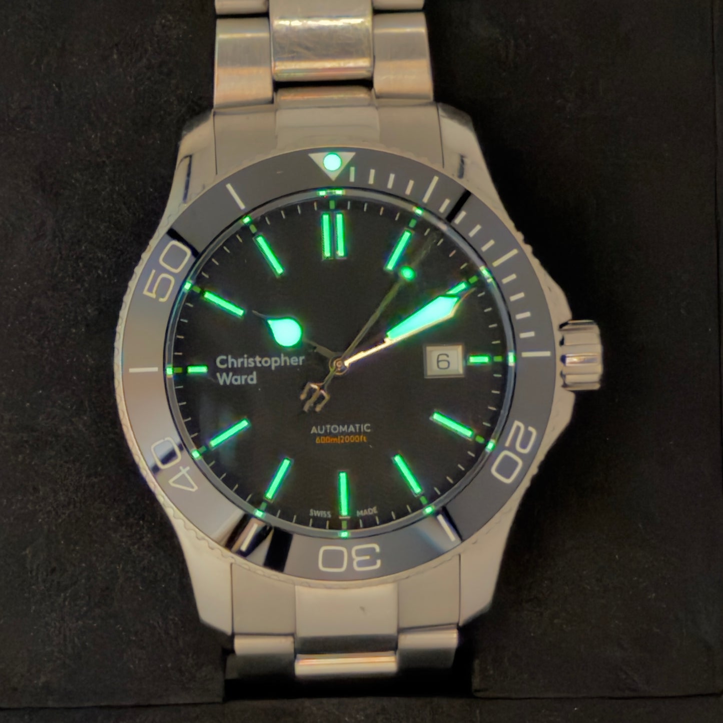 Christopher Ward C60 Trident Pro 600 — 43mm Black
