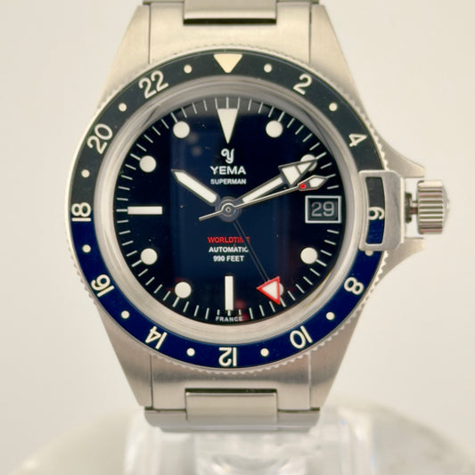 Yema Superman Heritage GMT — 39mm Automatic | Excellent