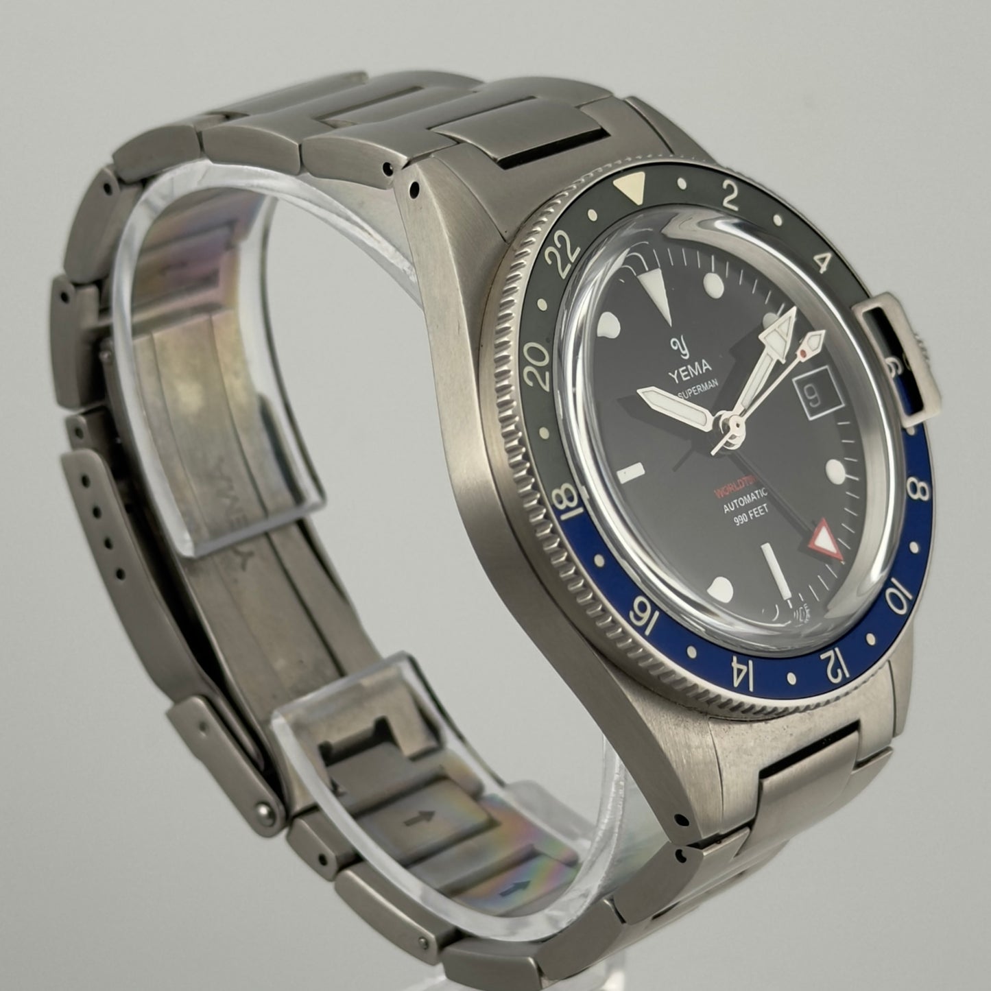 Yema Superman Heritage GMT — 39mm Automatic | Excellent