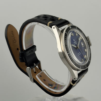 Yema Superman Heritage Blue/Purple Sunburst — 39mm Automatic | Excellent