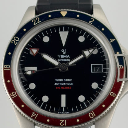 Yema Superman Worldtime GMT — Pepsi 500m