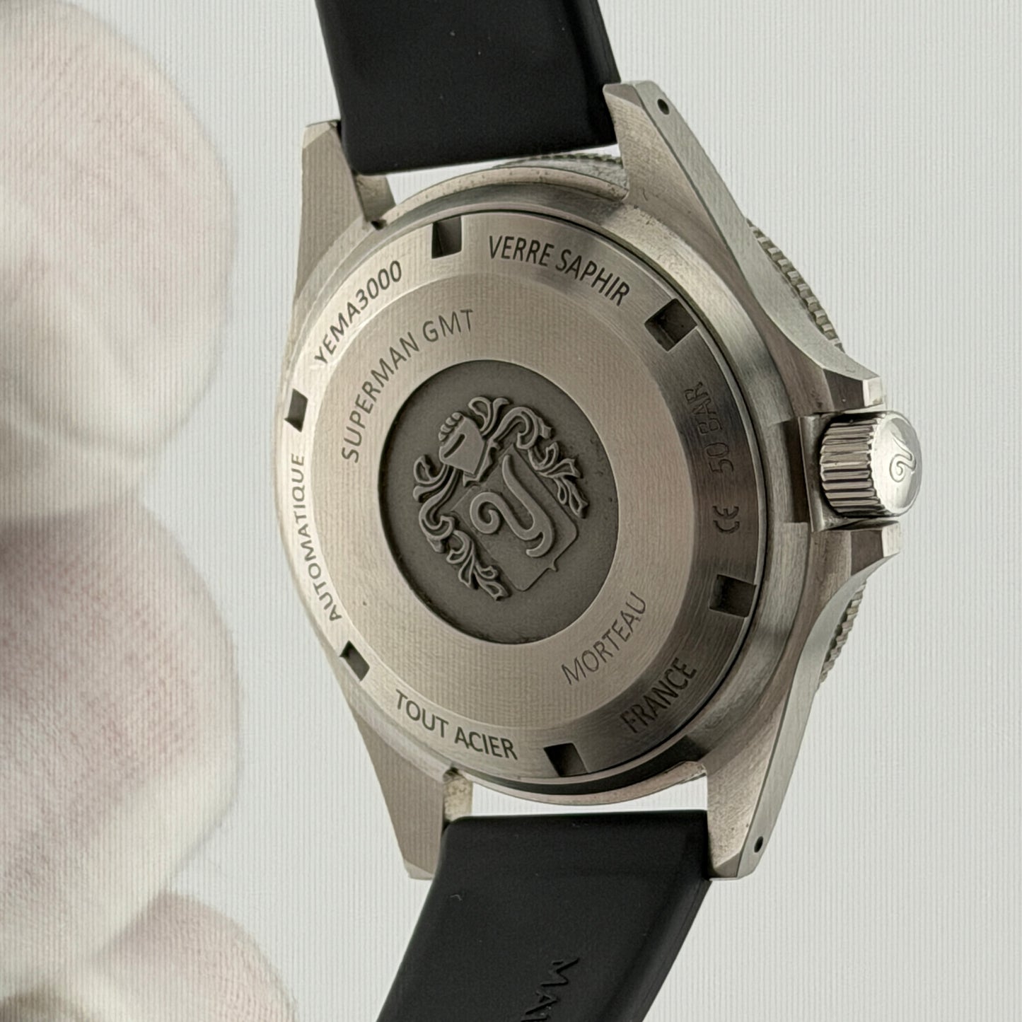 Yema Superman Worldtime GMT — Pepsi 500m