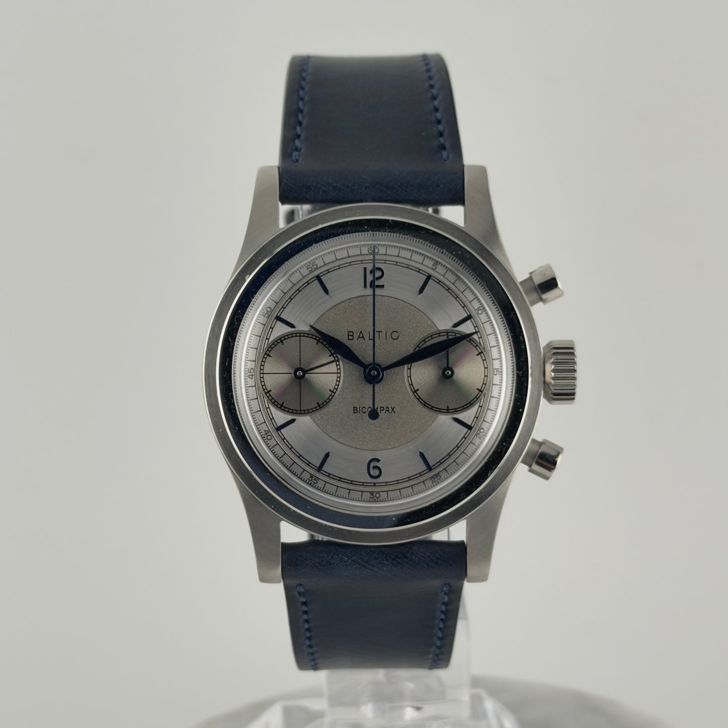 Baltic Bicompax 003 — Silver/Blue, Open Back