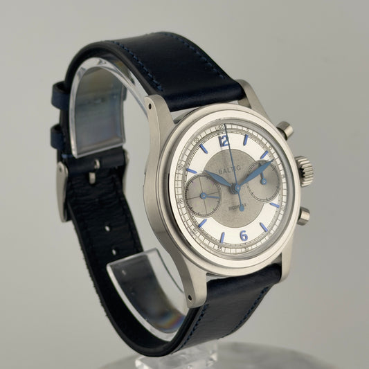 Baltic Bicompax 003 — Silver/Blue, Open Back