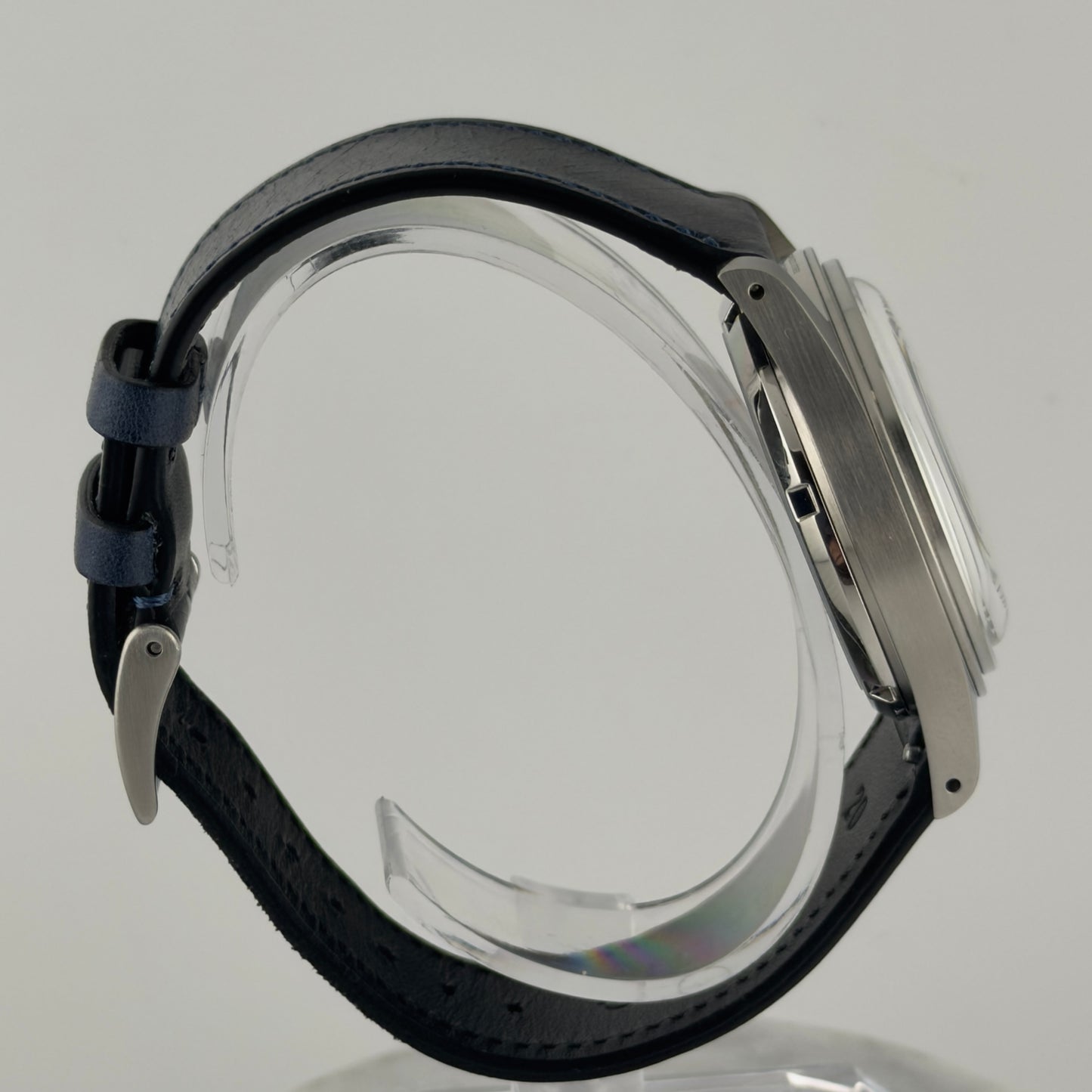 Baltic Bicompax 003 — Silver/Blue, Open Back