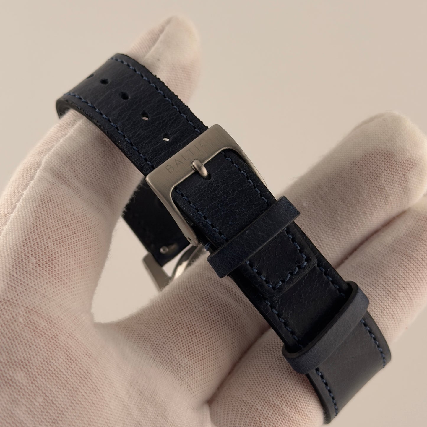 Baltic Bicompax 003 — Silver/Blue, Open Back