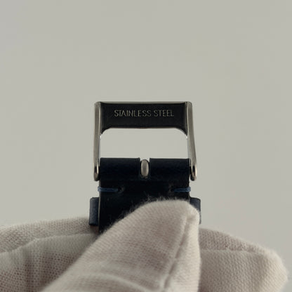 Baltic Bicompax 003 — Silver/Blue, Open Back