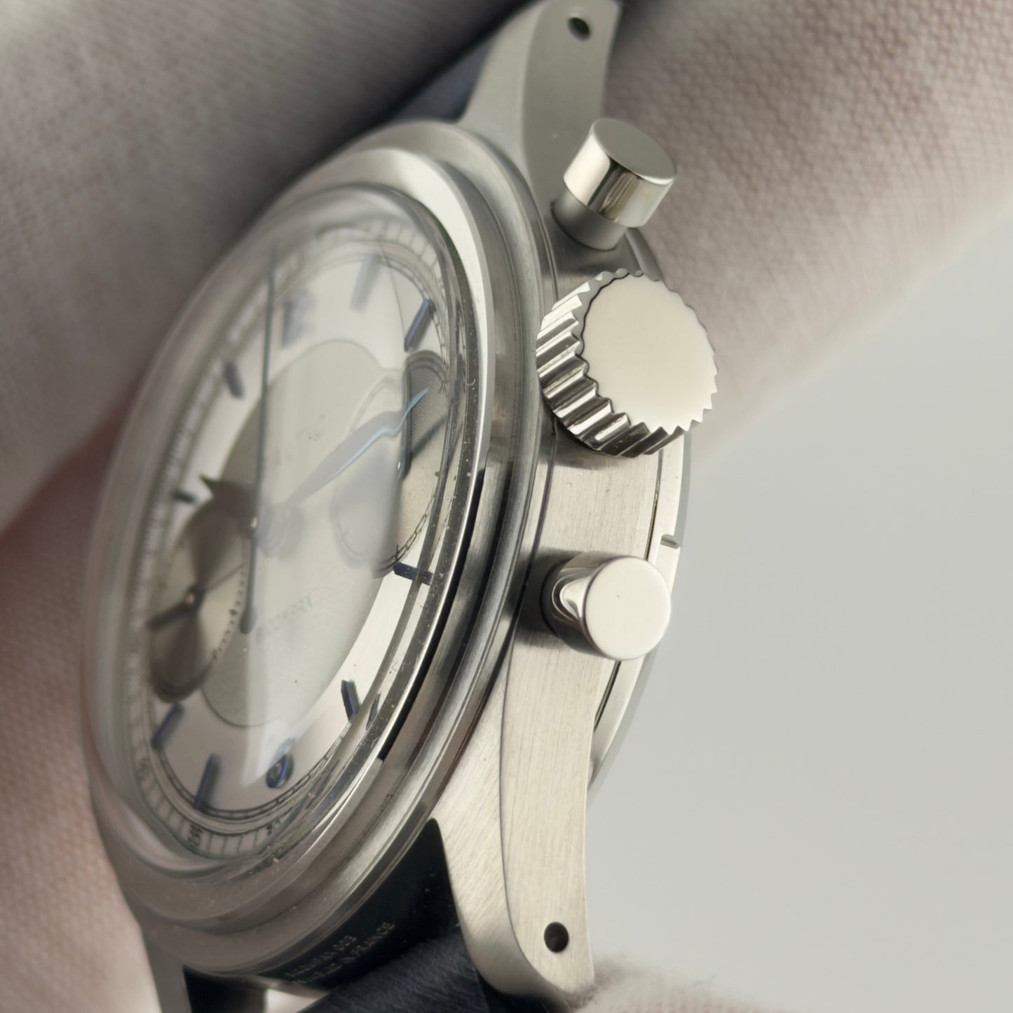 Baltic Bicompax 003 — Silver/Blue, Open Back