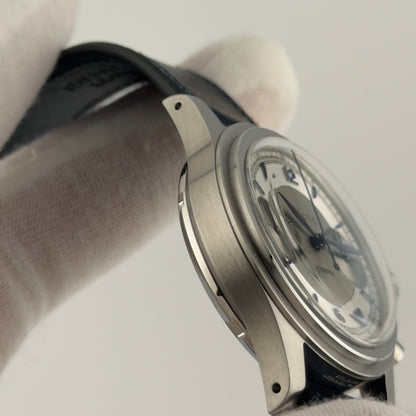 Baltic Bicompax 003 — Silver/Blue, Open Back