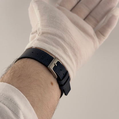 Baltic Bicompax 003 — Silver/Blue, Open Back